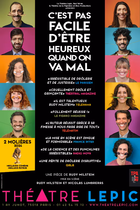 C'est pas facile d'être heureux quand on va mal